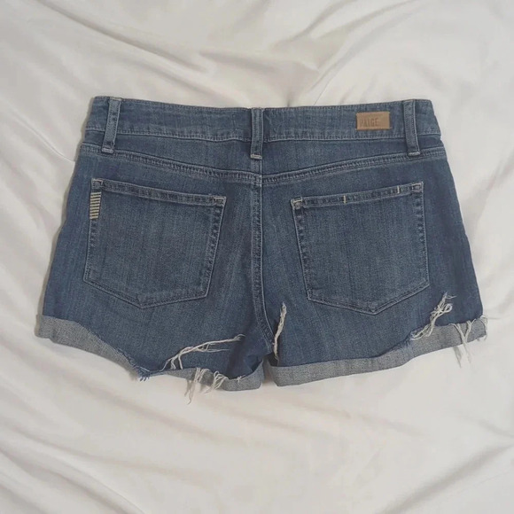 Paige Jimmy Jimmy Shorts, Color Med Wash Size 27 - Picture 2 of 15